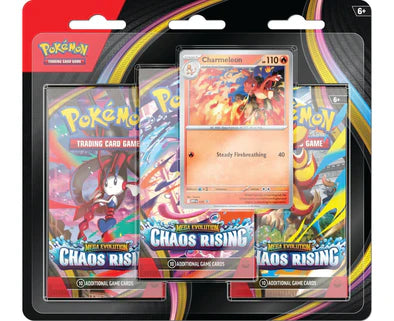 Pokémon - Mega Evolution: Chaos Rising - 3 Pack Blister