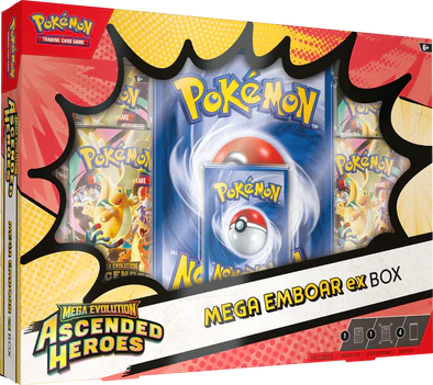 Pokémon - Mega Evolution: Ascended Heroes - Mega Emboar ex Box