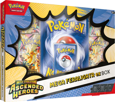 Pokemon - Mega Evolution: Ascended Heroes - Mega Feraligatr ex Box
