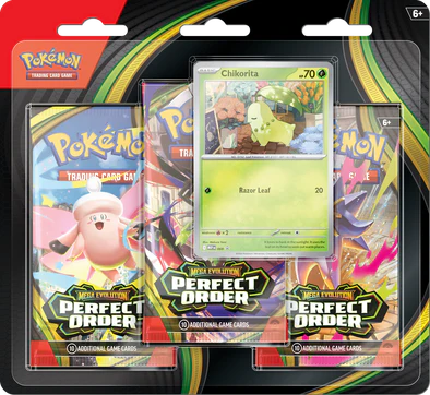 Pokemon - Mega Evolution: Perfect Order - 3 Pack Blister
