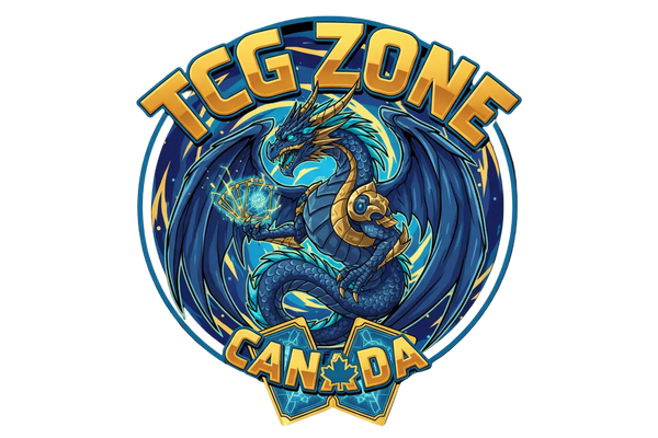TCG Zone Canada Logo - Blue Gold Anime